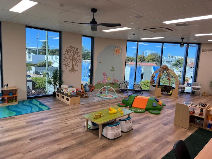 Buttercups Perth Childcare North Perth nursery room featuring a bright, engaging space with large windows, age-appropriate toys, soft play equipment, and cosy reading corners for infants.