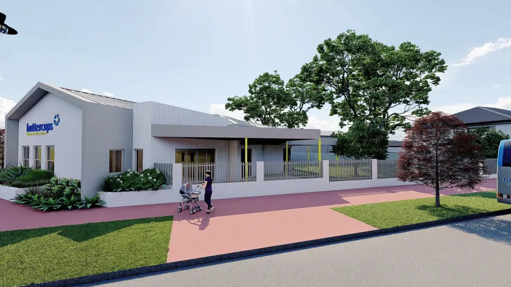 Architectural rendering of Buttercups Ellenbrook Early Learning Centre