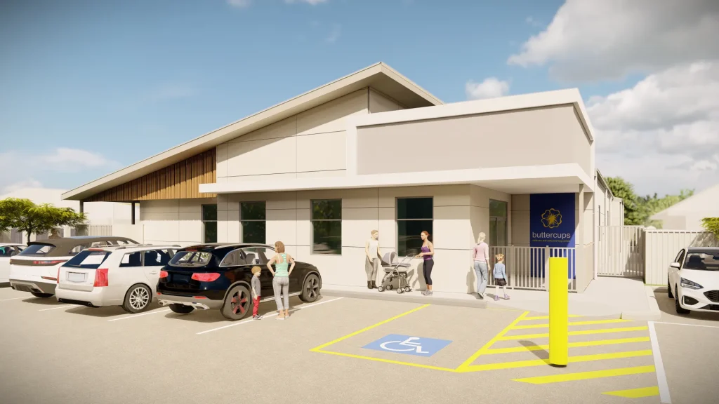 Architectural rendering of Buttercups Lakelands Early Learning Centre