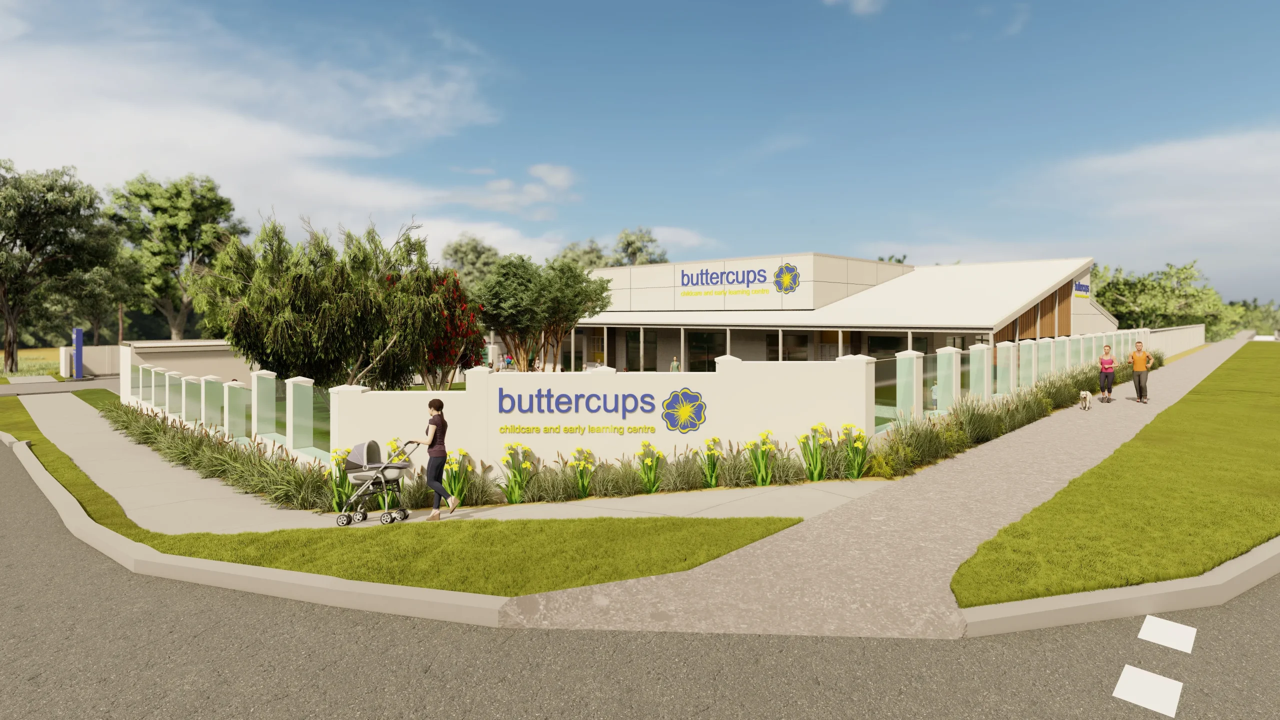 Architectural rendering of Buttercups Secret Harbour Early Learning Centre